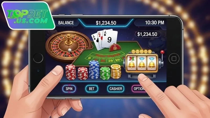 Các trò chơi phổ biến tại casino Topbet