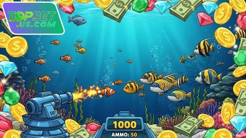 Cách chơi bắn cá không cần nạp tại Topbet