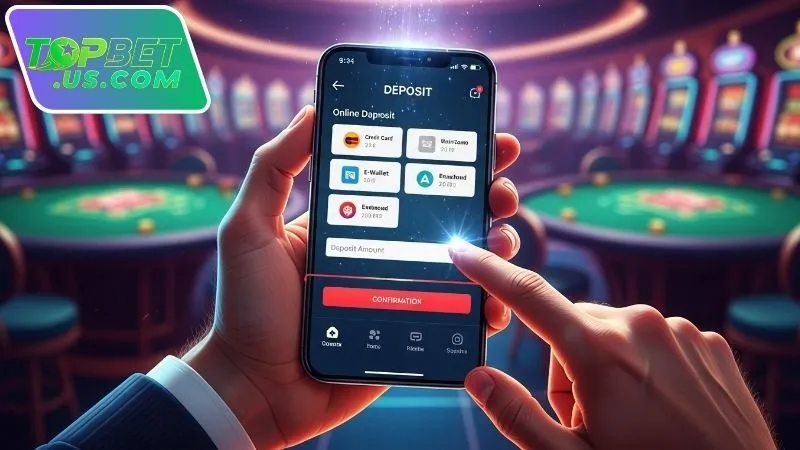 Các phương thức nạp tiền và rút tiền tại Topbet 